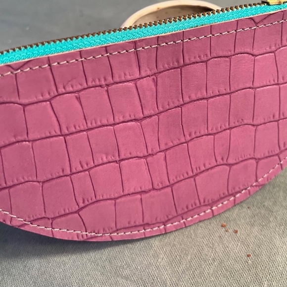 Bee Wallet - Purple Leather - NWOT - Picture 2 of 2